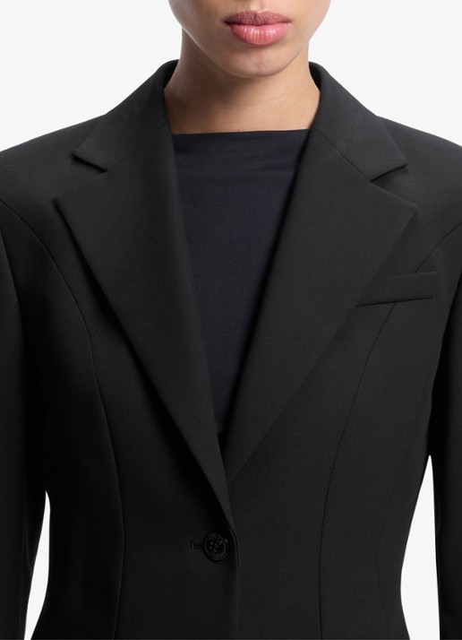HUGO Blazer met peplum zoom  - detail 5 zwart