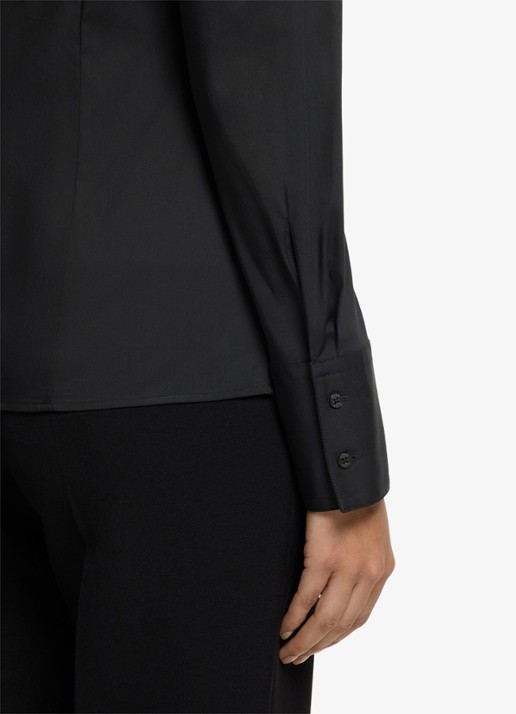 HUGO Blouse met kraag - detail 6 zwart
