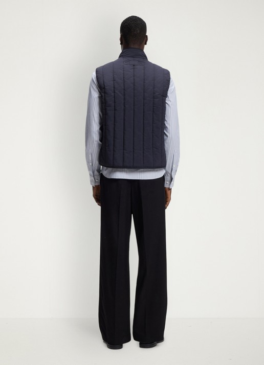 HUGO Bodywarmer met steekzakken - achterkant 6 blauw