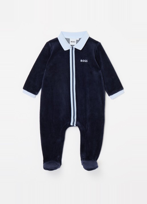 HUGO BOSS Babypak in giftbox - voorkant donkerblauw