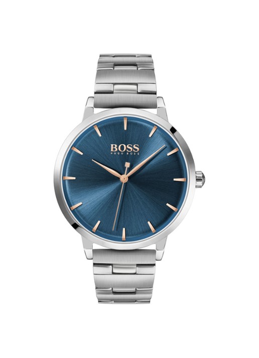 HUGO BOSS Marina horloge HB1502501 - voorkant zilver