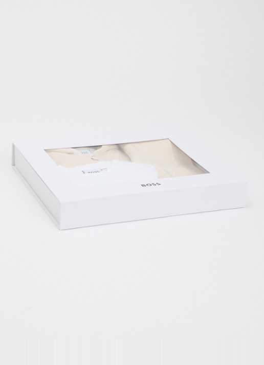 HUGO BOSS Set van joggingpak met longsleeve in giftbox 3-delig - detail 3 beige