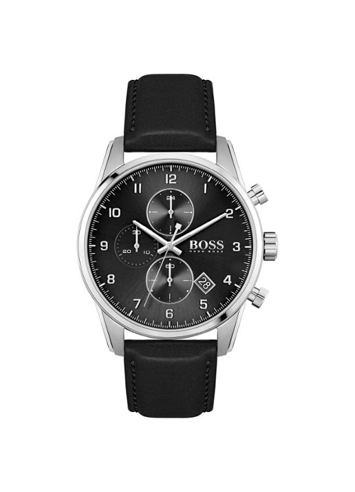 HUGO BOSS Skymaster horloge HB1513782 - voorkant 5 zwart