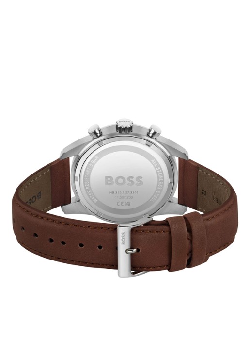 HUGO BOSS Skymaster horloge HB1513940 - detail zilver