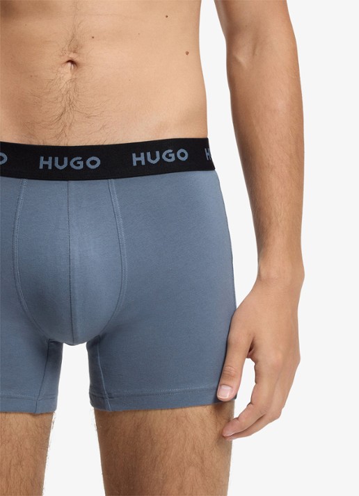 HUGO Boxershort met logoband in 3-pack