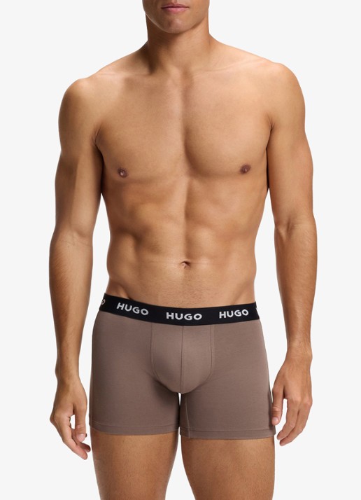 HUGO Boxershort met logoband in 3-pack