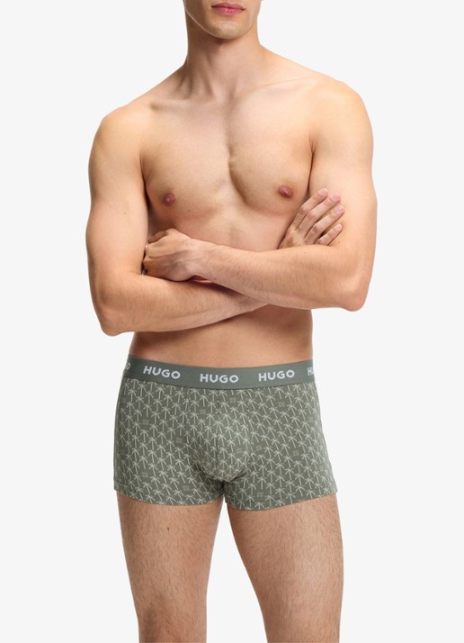 HUGO Boxershorts met logoband in 3-pack
