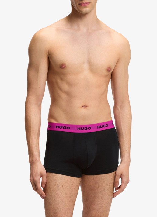 HUGO Boxershorts met logoband in 3-pack