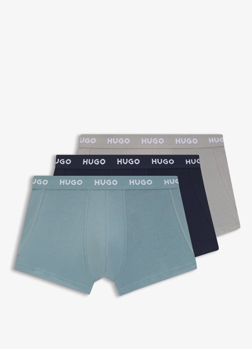 HUGO Boxershorts met logoband in 3-pack