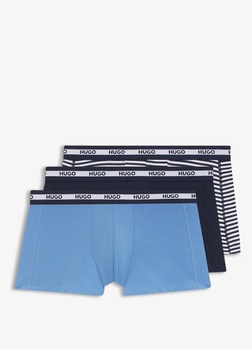 HUGO Boxershorts met logoband in 3-pack