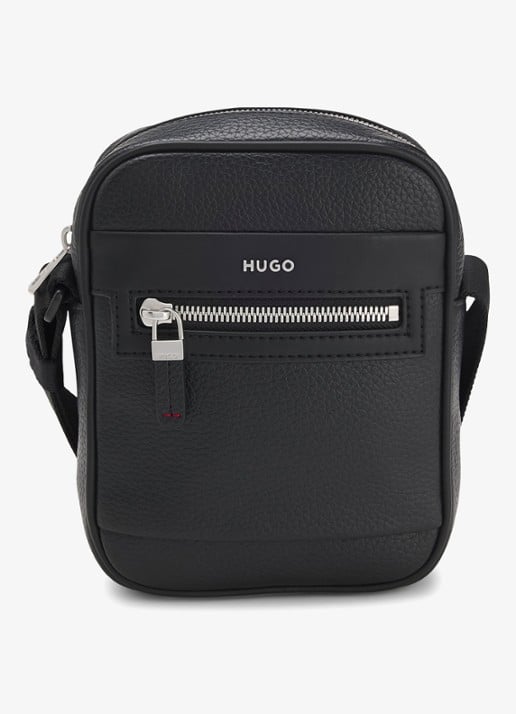 HUGO Crossbodytas met logo en verstelbare schouderriem