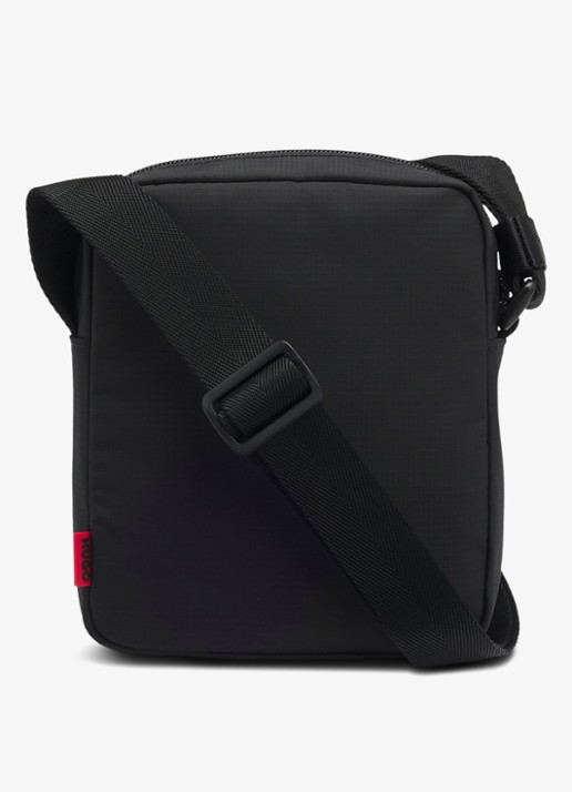 HUGO Crossbodytas met logo - achterkant 2 zwart
