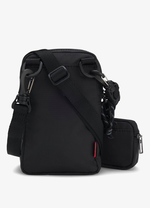 HUGO Crossbodytas met logo - achterkant 6 zwart