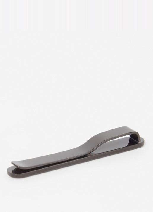 HUGO E-Classic dasspeld met logo - detail 2 zwart