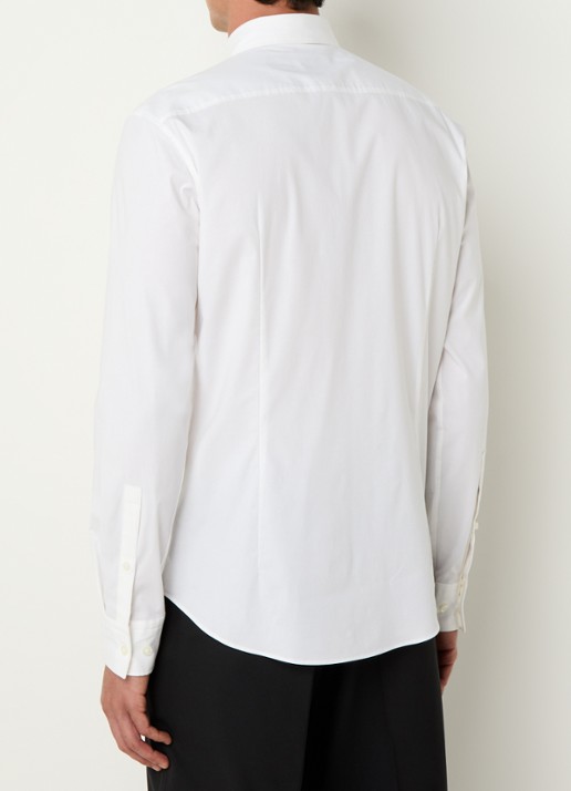 HUGO Ermo regular fit overhemd met logo - achterkant 4 wit