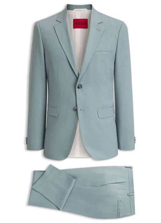 HUGO Extra slim-fit tweedelig pak van stretchmateriaal