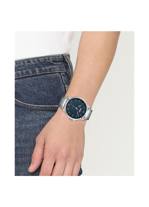 HUGO First horloge HU1530186  - detail 4 zilver