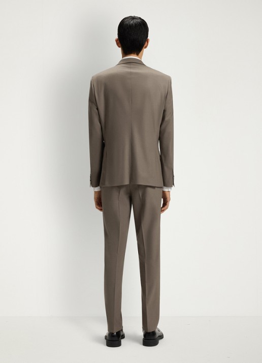 HUGO Henry/Getlin232X slim fit 2-delig pak in wolblend - achterkant medium grey-032 / grijs