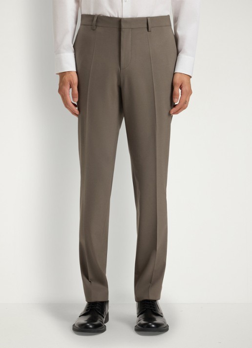 HUGO Henry/Getlin232X slim fit 2-delig pak in wolblend - detail 5 medium grey-032 / grijs
