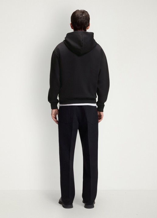 HUGO Hoodie met capuchon en logo - achterkant 3 black-001