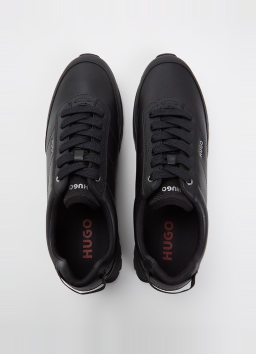 HUGO Icelin sneaker met logo - detail 4 zwart
