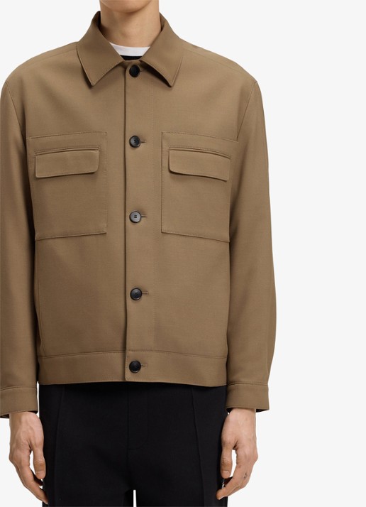 HUGO Jack met borstzakken - detail 5 beige overflow-928 / beige