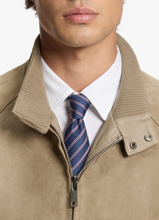 HUGO Jack van suède - detail 4 beige