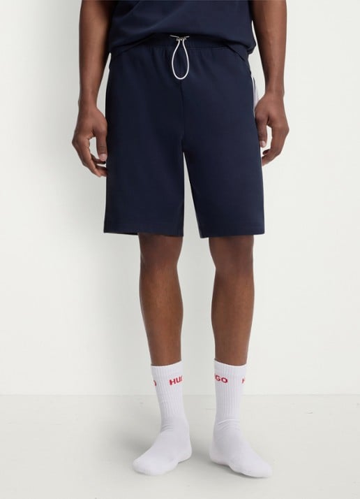 HUGO Korte broek met gestreept detail