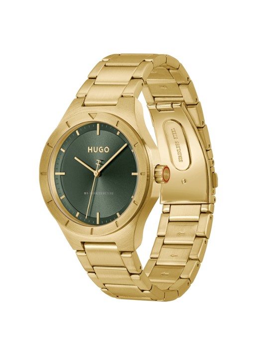 HUGO #LIT horloge HU1530449   - detail goud