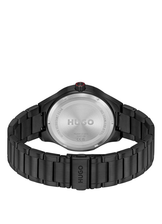 HUGO #LIT horloge HU1530450   - detail 2 zwart