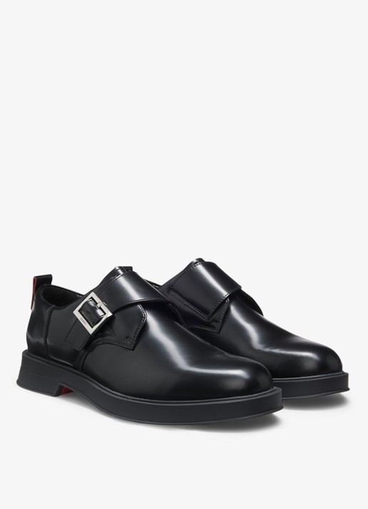 HUGO Loafers van leer