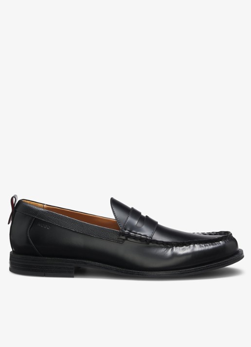 HUGO Loafers van leer