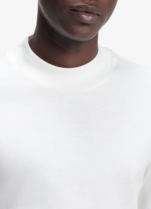 HUGO Longsleeve met opstaande kraag - detail 5 creme