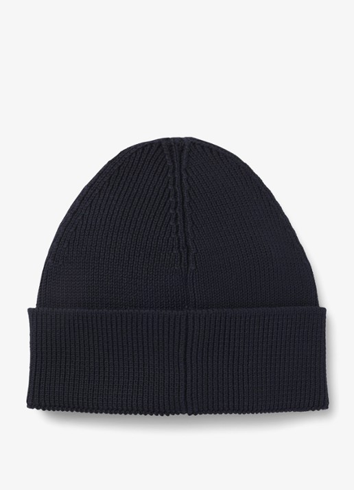 HUGO Muts van wol - achterkant 3 navy-410 / blauw