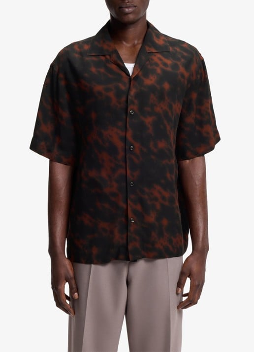 HUGO Oversized overshirt met grafische print