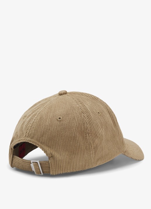 HUGO Pet van corduroy - achterkant 3 beige