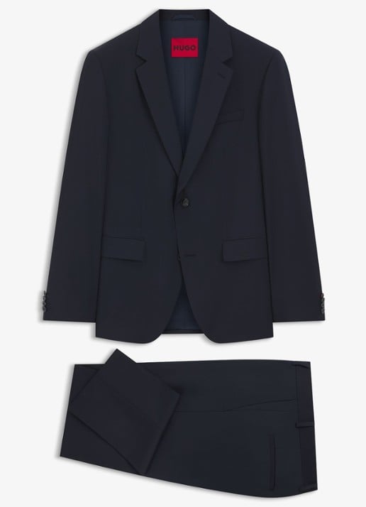 HUGO Regular fit 2-delig pak - voorkant blauw