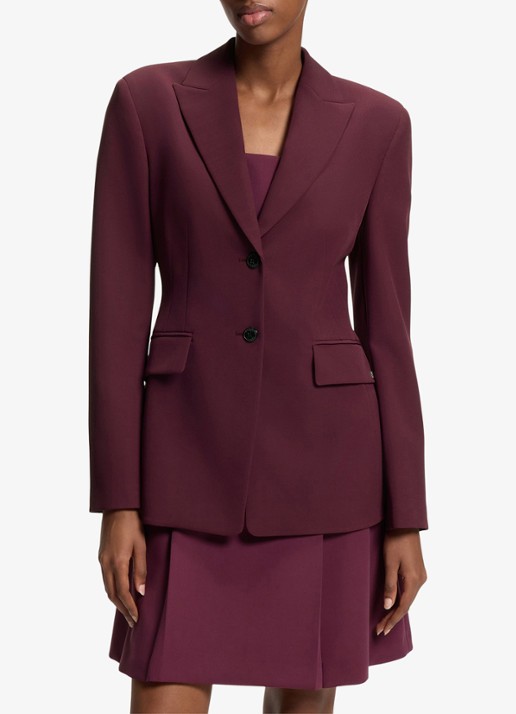 HUGO Regular-fit blazer van stretchmateriaal