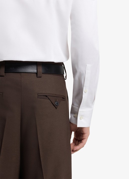 HUGO Regular fit overhemd met kraag - detail 3 wit