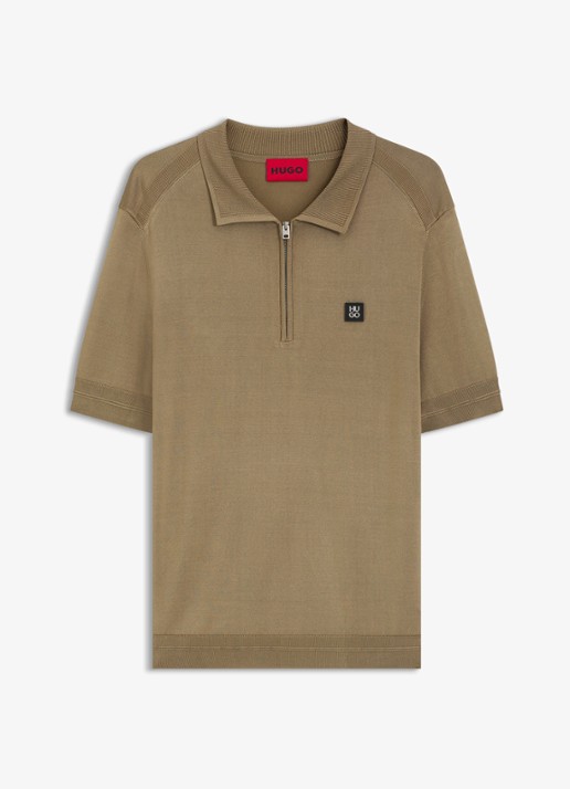 HUGO Regular fit polo met logo