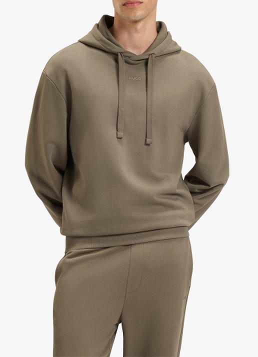 HUGO Relaxed-fit trainingspak met logoprints - detail 4 zand