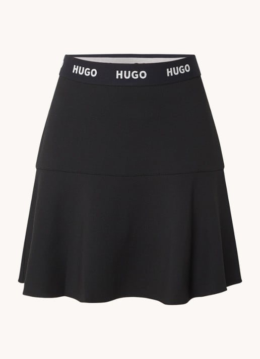 HUGO Relosana minirok met logoband
