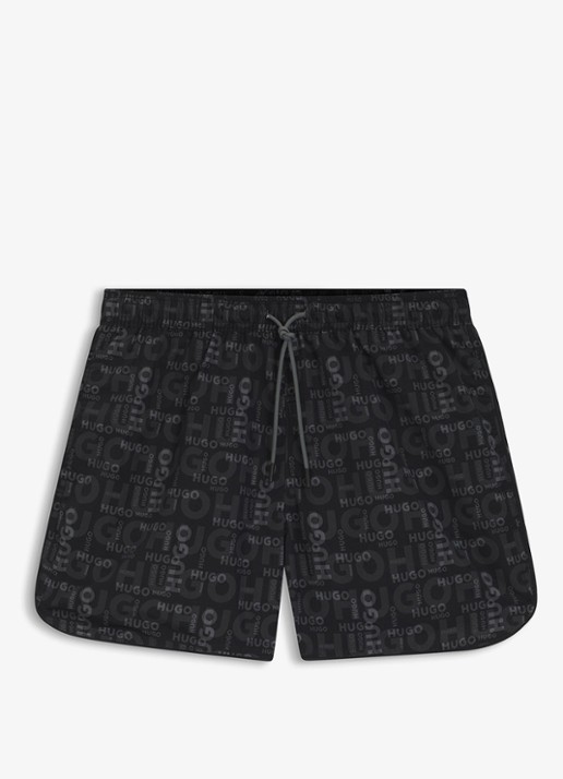 HUGO Rik zwemshorts met logoprint