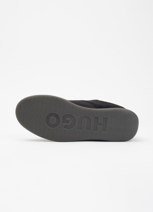 HUGO Riven sneaker met mesh details - detail 3 zwart