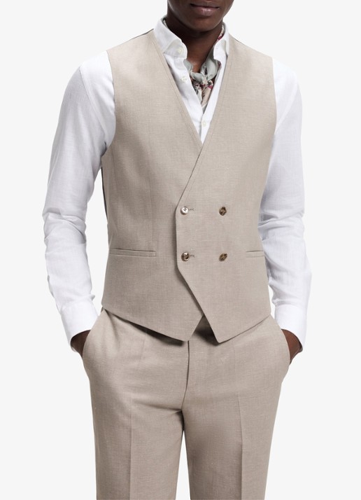 HUGO Slim fit 2-delig pak in katoenblend - detail 6 light/pastel brown-237 / bruin