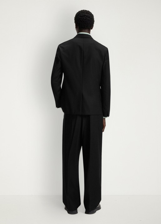 HUGO Slim fit colbert met steekzakken - achterkant 3 zwart