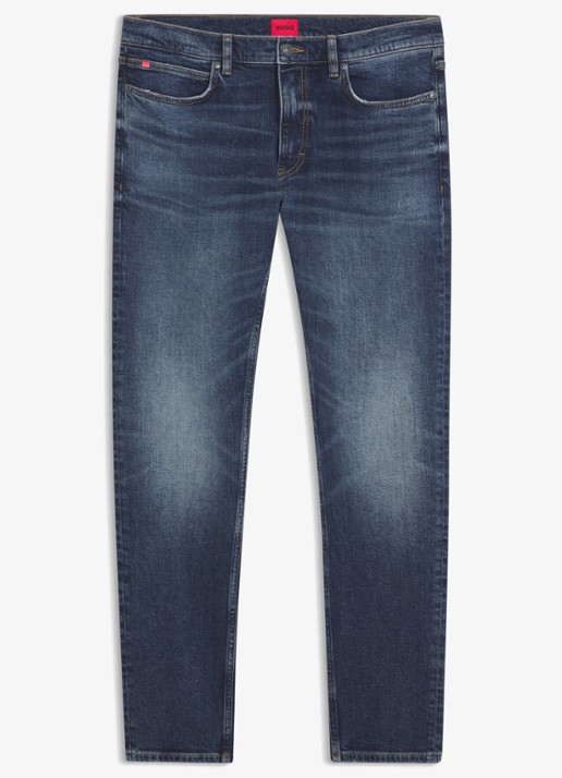 HUGO Slim fit jeans met donkere wassing