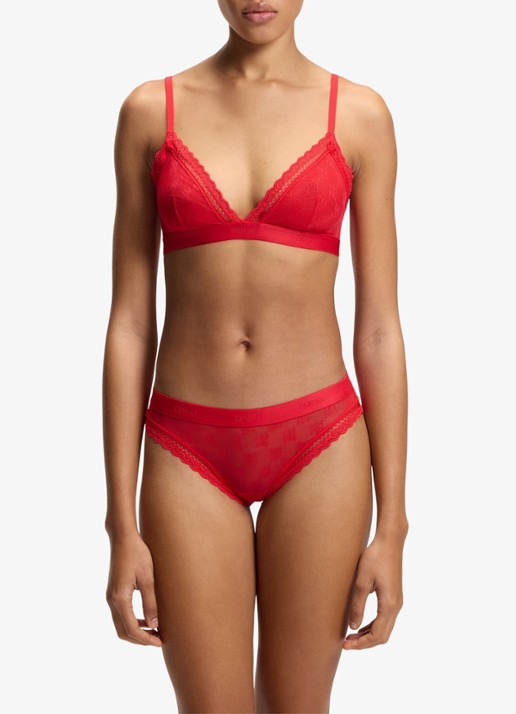 HUGO Slip van kant - voorkant 5 rood
