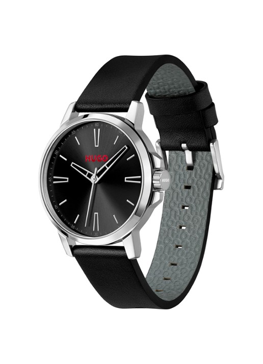 HUGO Smooth horloge HU1530417  - detail zilver