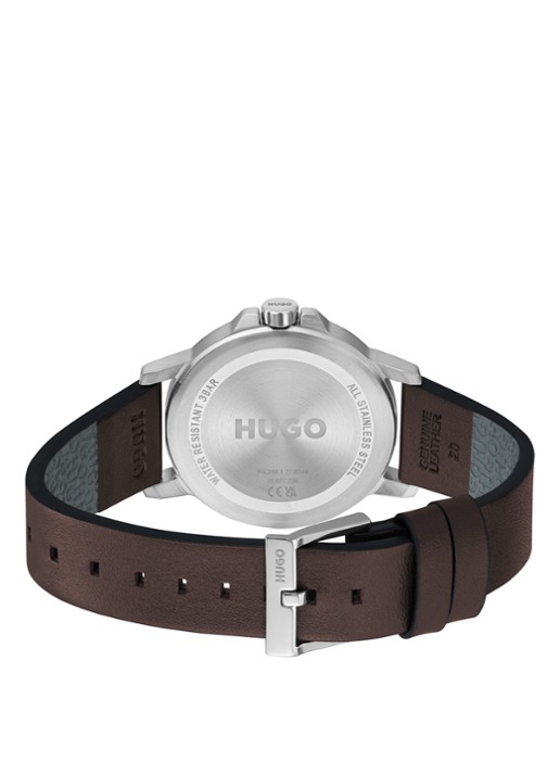 HUGO Smooth horloge HU1530418  - detail 2 zilver